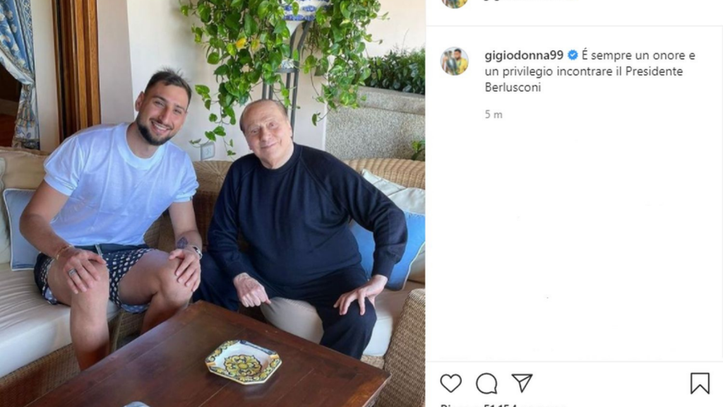 Gianluigi Donnarumma Silvio Berlusconi