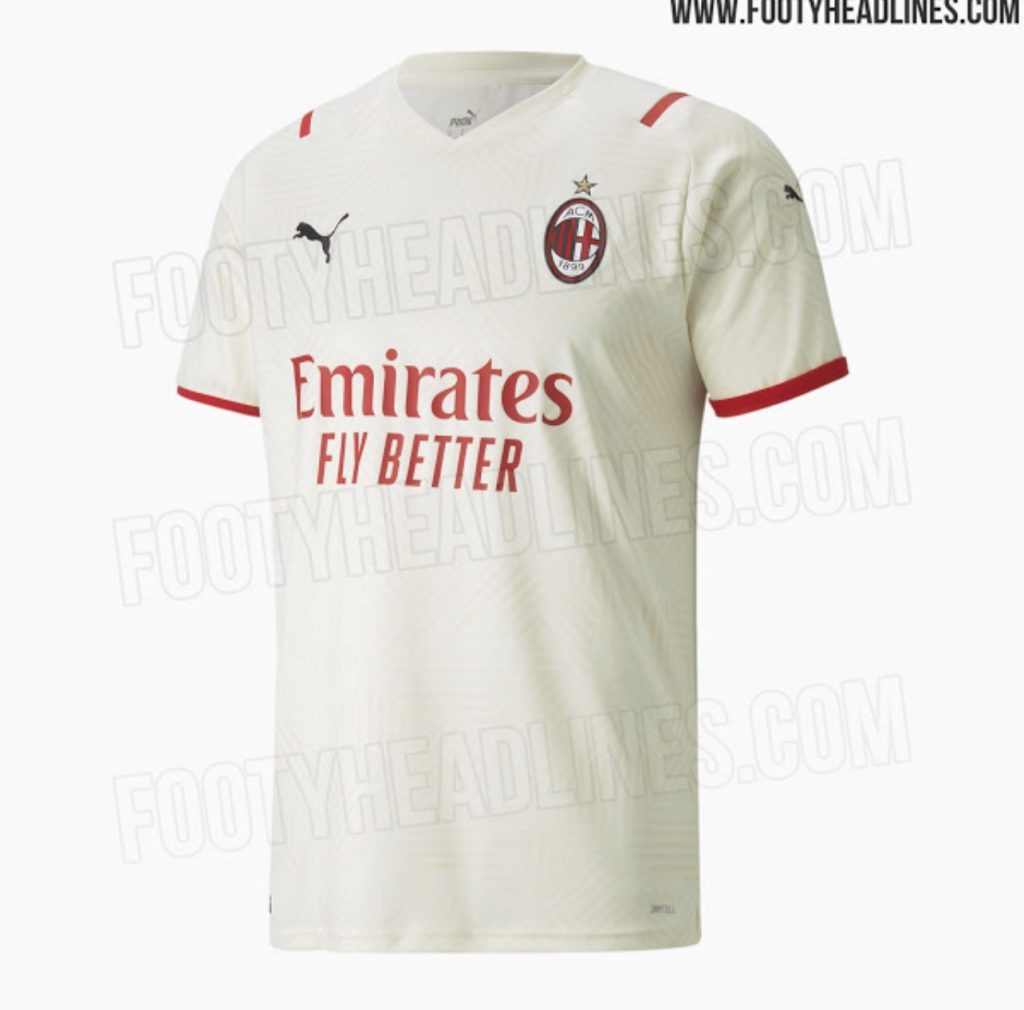 seconda maglia AC Milan 2021-2022