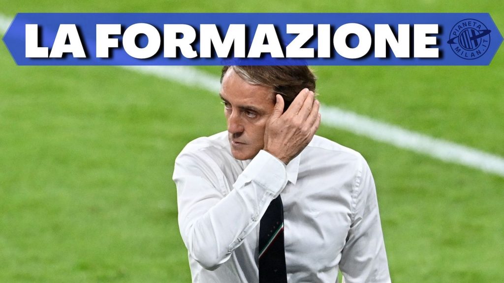 Italia Spagna Europei 2021 Mancini formazione