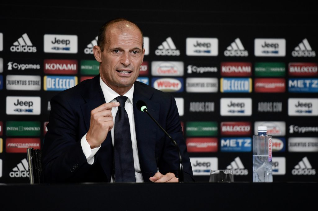 Massimiliano Allegri Juventus conferenza stampa