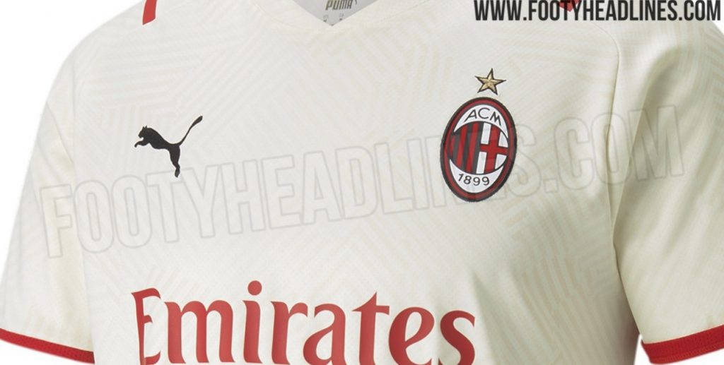 seconda maglia AC Milan 2021-2022