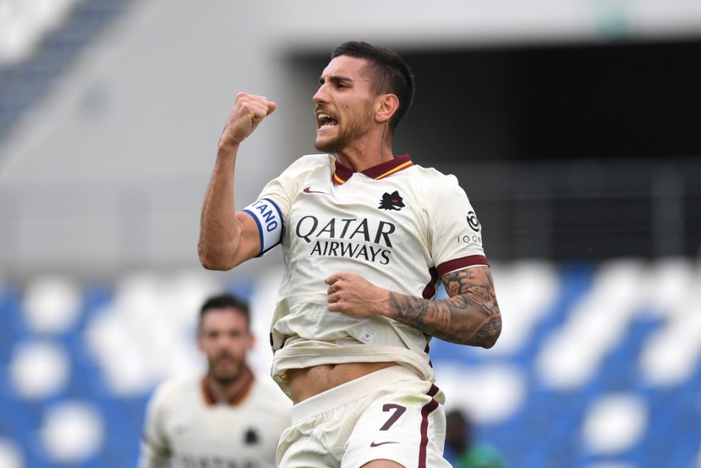 Esultanza Lorenzo Pellegrini Roma