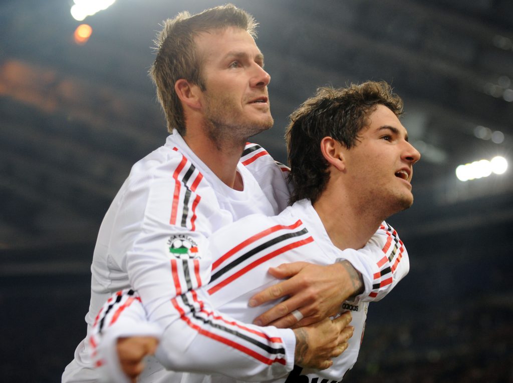 David Beckham Alexandre Pato Milan