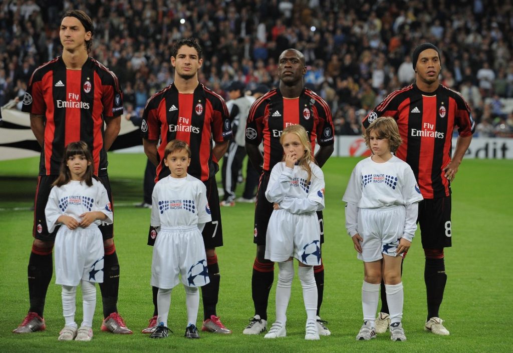 Real Madrid-Milan, Pato-Ibrahimovic-Seedorf-Ronaldinho