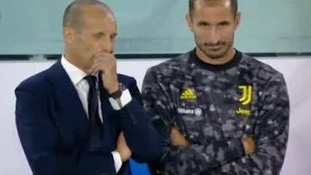 Chiellini Allegri Juventus