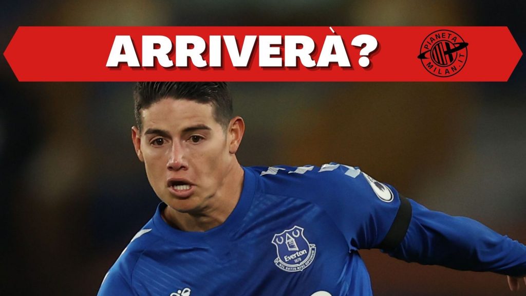 James Rodríguez Everton Calciomercato AC Milan
