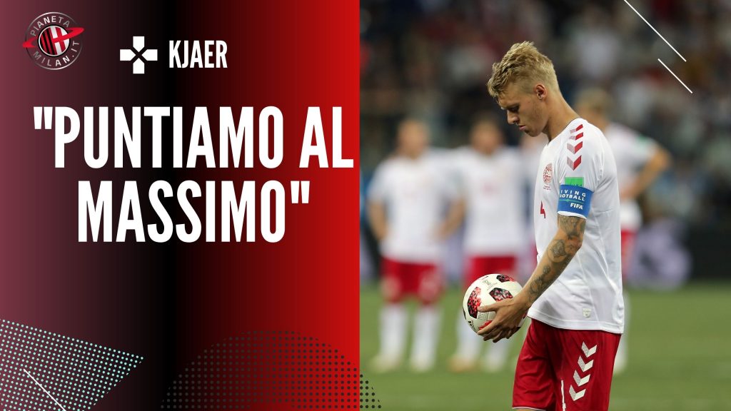 Milan Kjaer parla e suona la carica AC Milan: nella video news le sue parole (GettyImages)