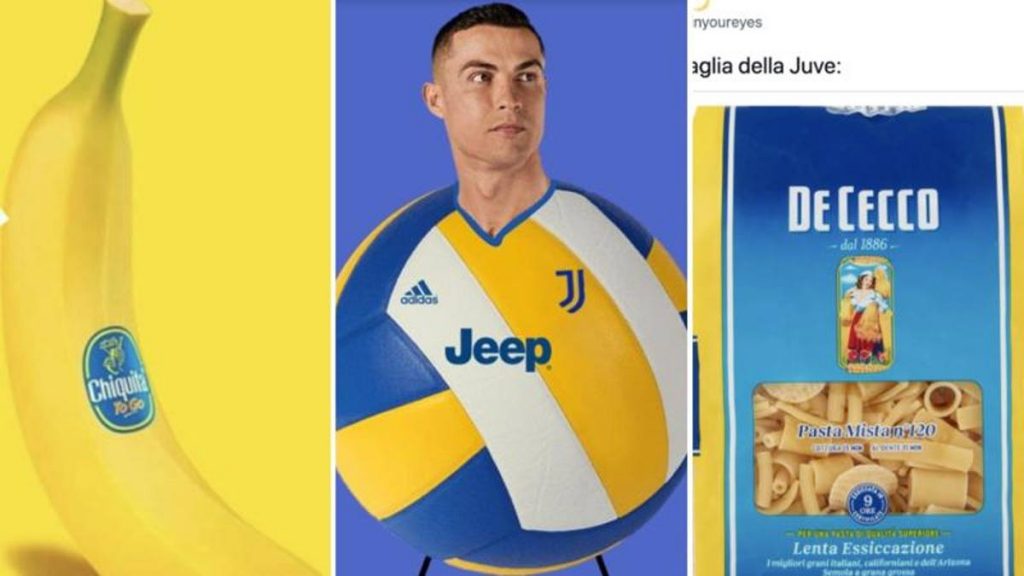 Cristiano Ronaldo Juventus terza maglia 2021-2022 social