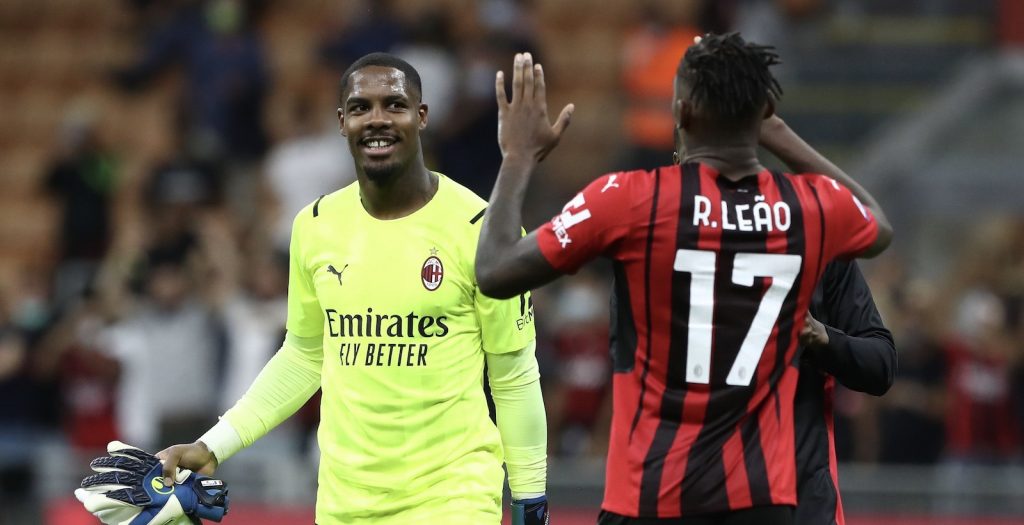 Maignan Leao AC Milan Milan-Cagliari Serie A 2021-2022
