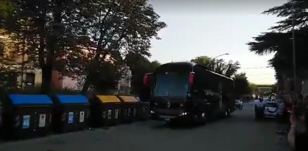 Amichevole Milan-Panathinaikos, l'arrivo dei rossoneri