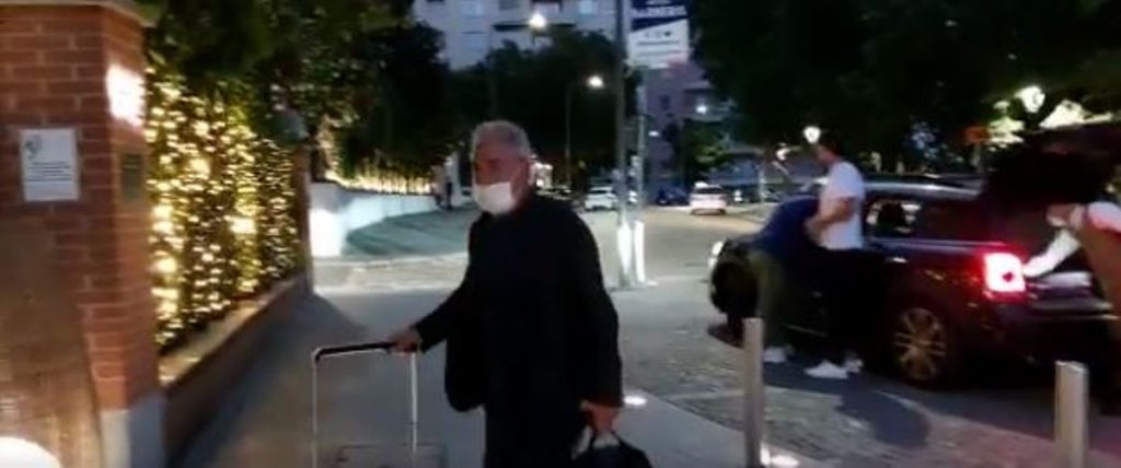 dirigenti del Crotone a Milano