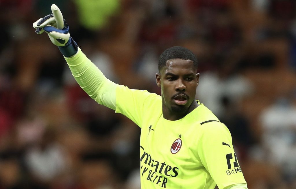 Mike Maignan AC Milan Milan-Cagliari Serie A 2021-2022