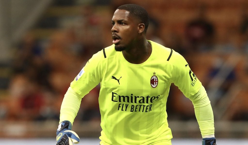 Mike Maignan AC Milan Milan-Cagliari Serie A 2021-2022