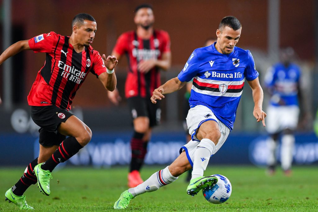 Ismaël Bennacer AC Milan Sampdoria-Milan Serie A 2021-2022