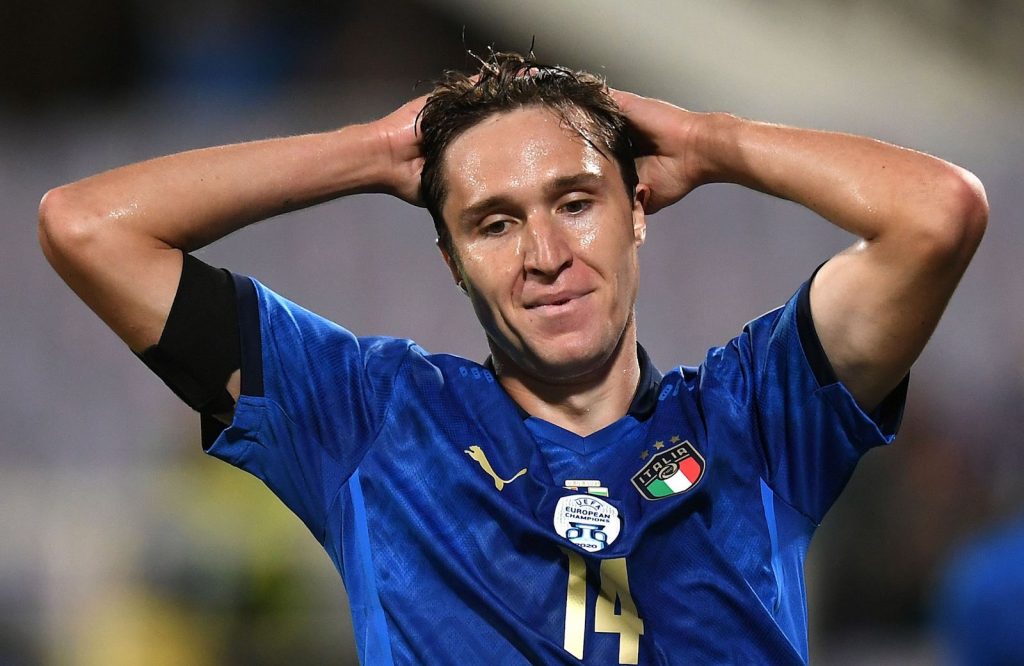Federico Chiesa Nazionale Italiana Italia-Bulgaria