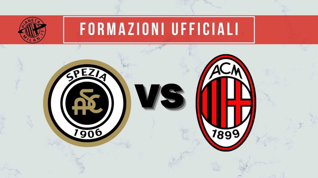 Formazioni Ufficiali Spezia-Milan Serie A 2021-2022