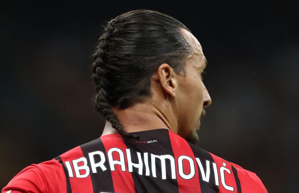 Zlatan Ibrahimovic AC Milan Milan-Lazio Serie A 2021-2022