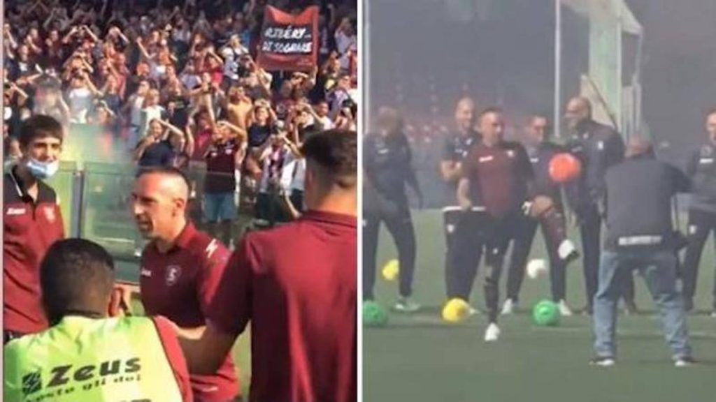 Ribery Salernitana social