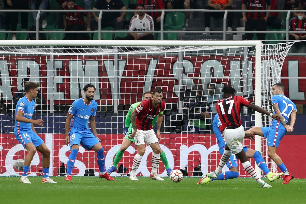 Leao AC Milan Milan-Atlético Madrid Champions League 2021-2022