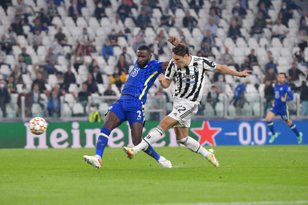 Juventus Chelsea Champions League 2021-2022 Chiesa