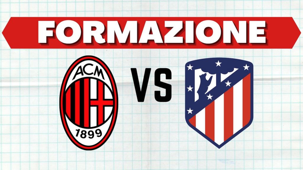 Probabile formazione rossonera Milan-Atlético Madrid Champions League 2021-2022