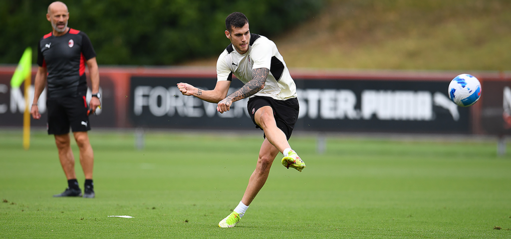 Milan Pellegri allenamento Milanello (AC Milan)