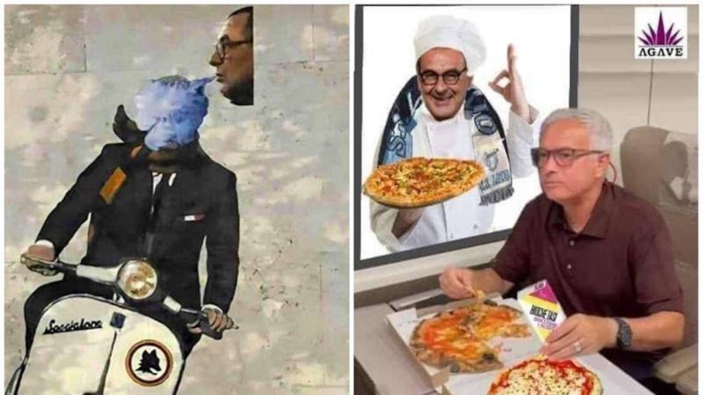 Lazio Roma Mourinho social