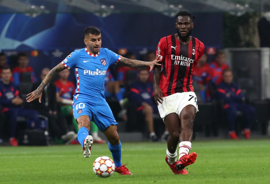 Kessié AC Milan Milan-Atlético Madrid Champions League