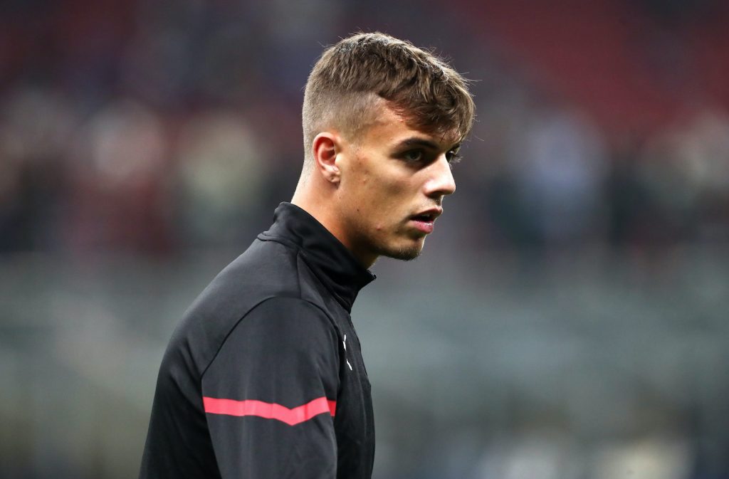 Daniel Maldini AC Milan Milan-Atlético Madrid Champions League 2021-2022