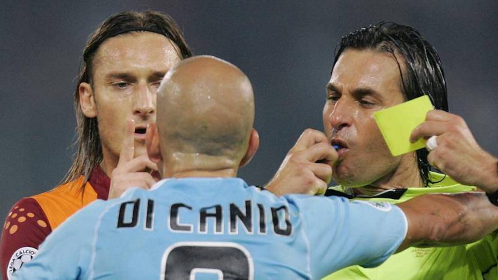 Lazio Roma Totti Di Canio Paparesta