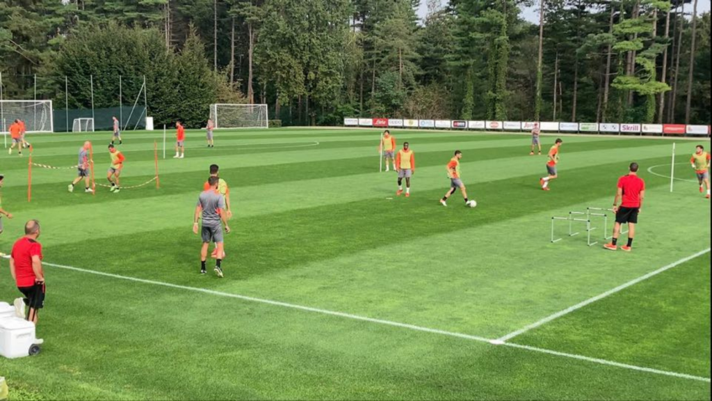 Allenamento Milan-Atletico Madrid