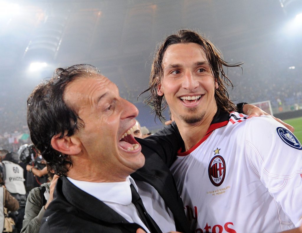 Massimiliano Allegri Zlatan Ibrahimovic