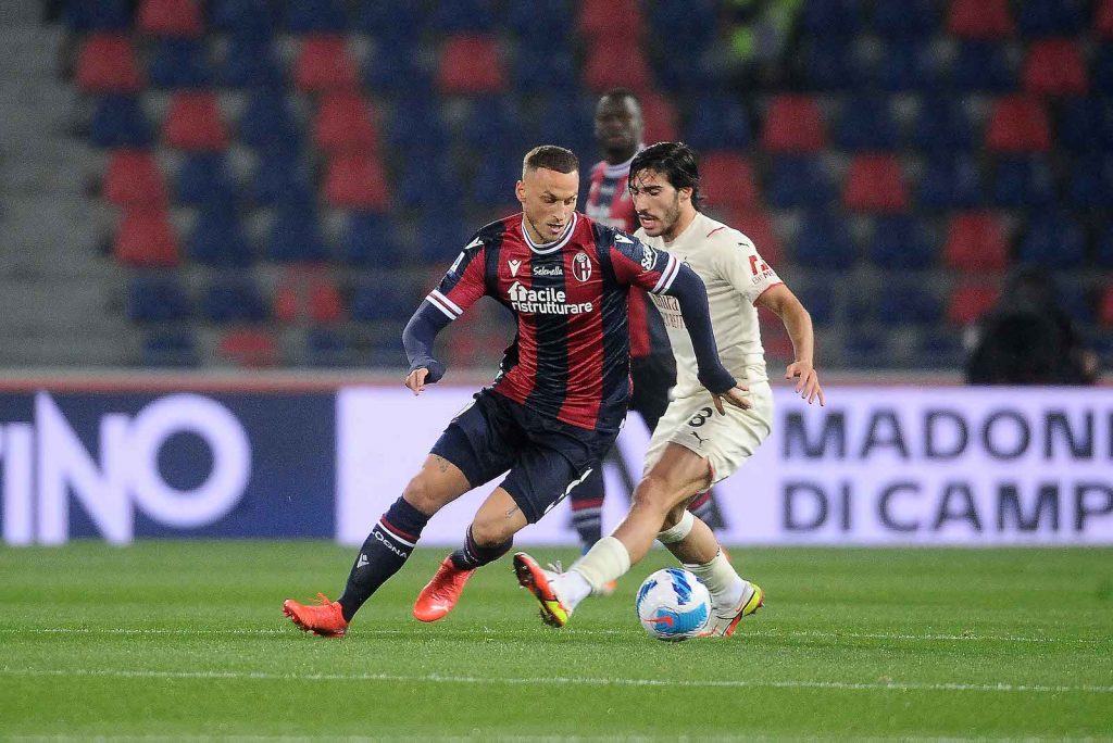 Tonali Bologna-Milan Serie A 2021-2022