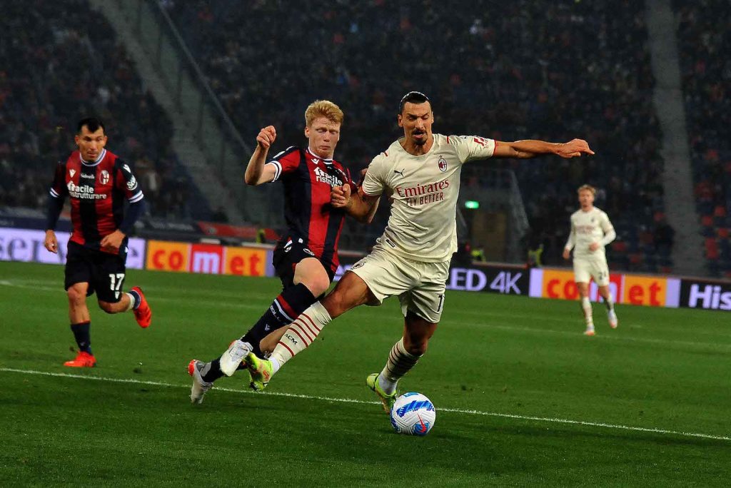 Bologna-Milan 2-4 Ibrahimovic Serie A 2021-2022