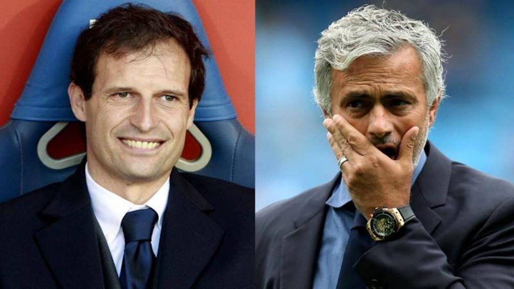Allegri Mourinho Juventus Roma