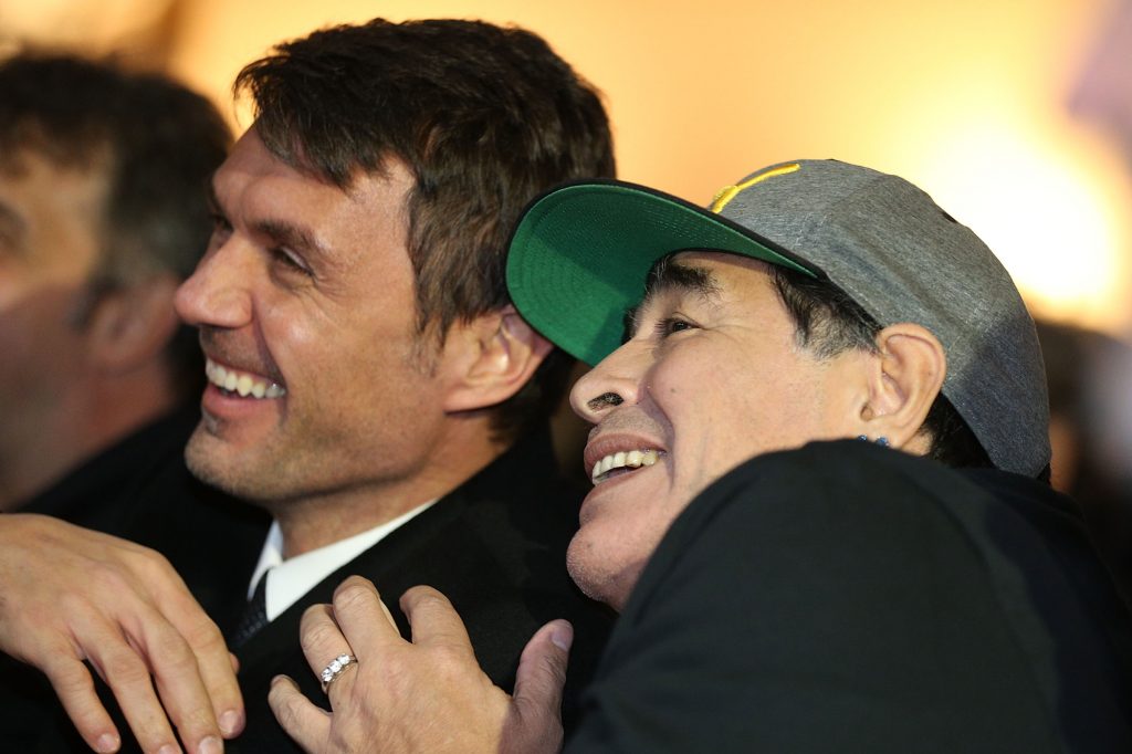 Maldini e Maradona