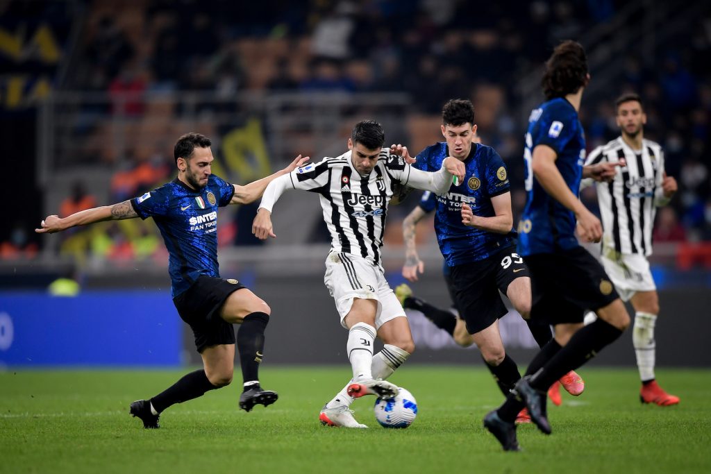 Inter Juventus Calhanoglu Morata Bastoni Serie A 2021-2022