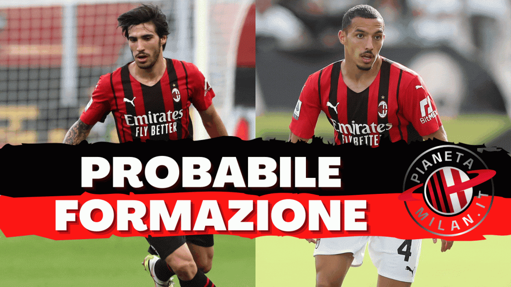 Probabile formazione Milan