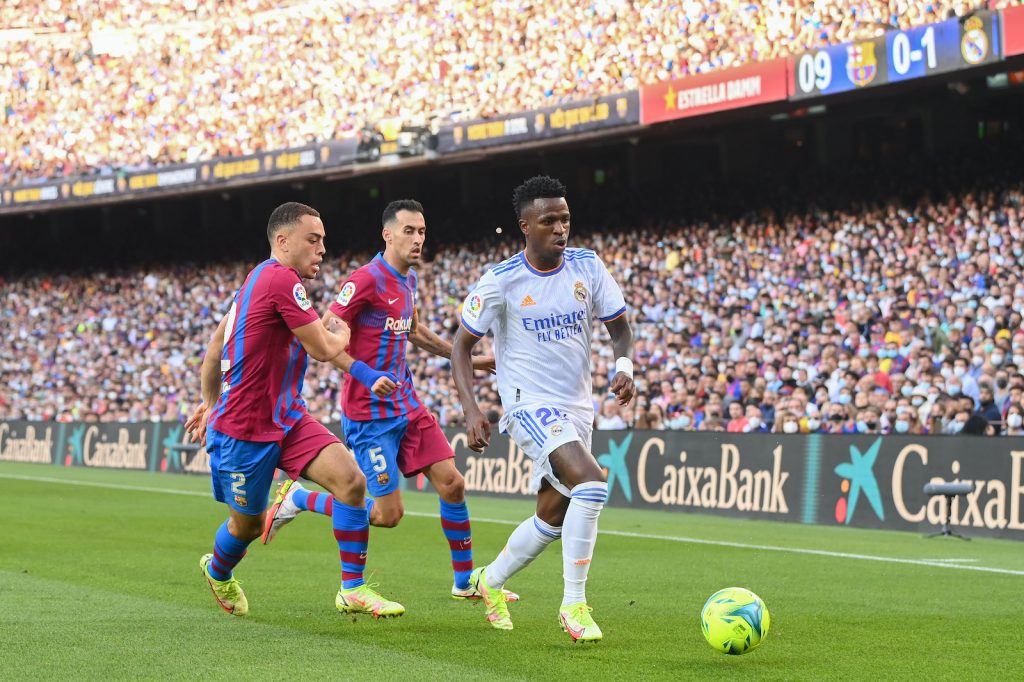 Alba Dest Vinicius Barcellona-Real Madrid La Liga 2021-2022