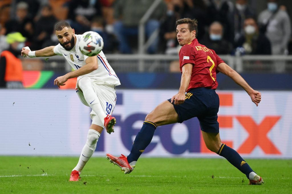 Benzema Spagna-Francia 1-2 Nations League 2021