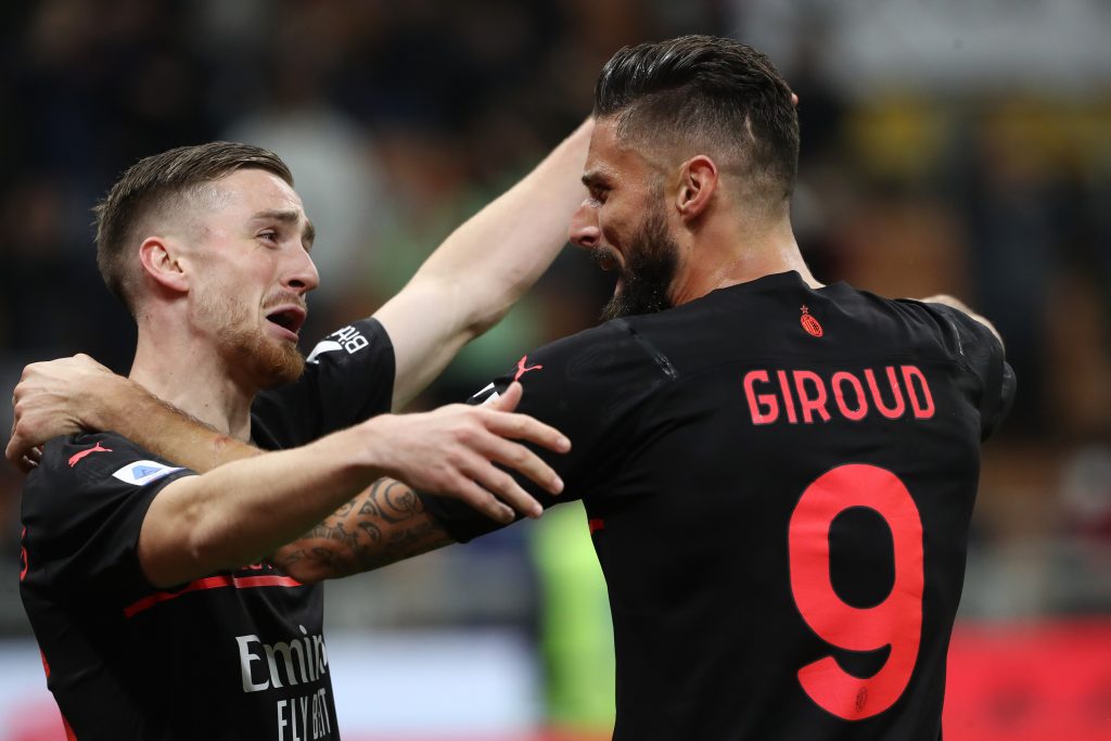 Olivier Giroud e Alexis Saelemaekers