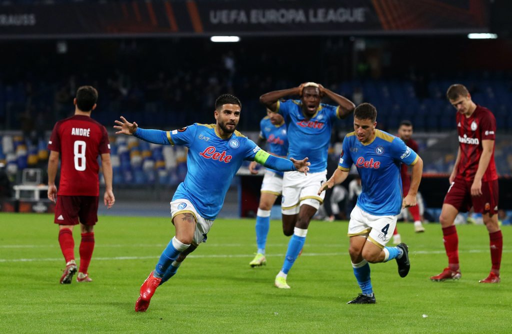 Insigne Napoli-Legia Varsavia Europa League 2021-2022