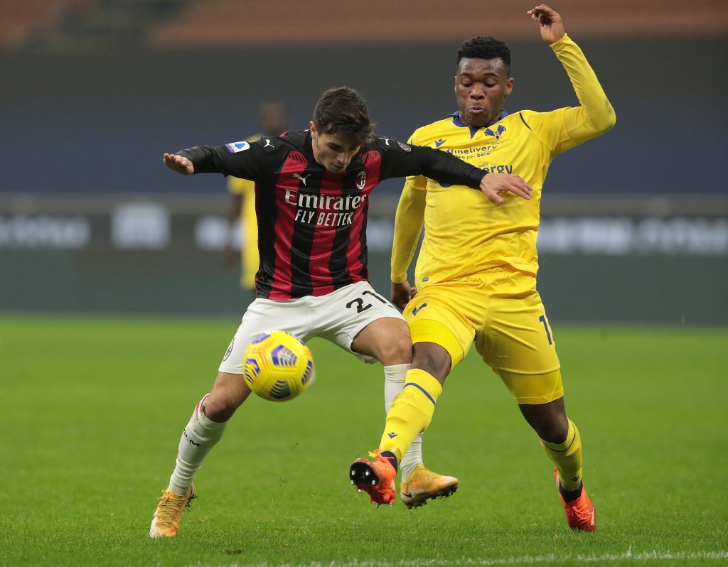 Udogie e Brahim Diaz Milan Verona