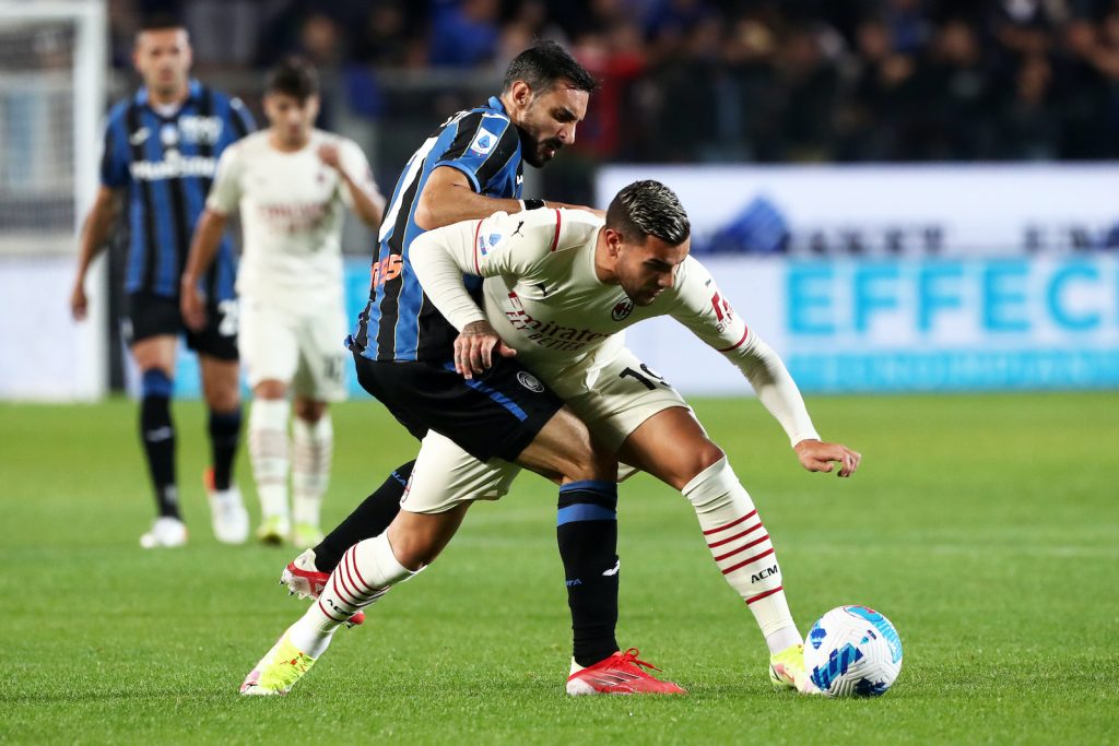 Theo Hernández AC Milan Atalanta-Milan Serie A 2021-2022