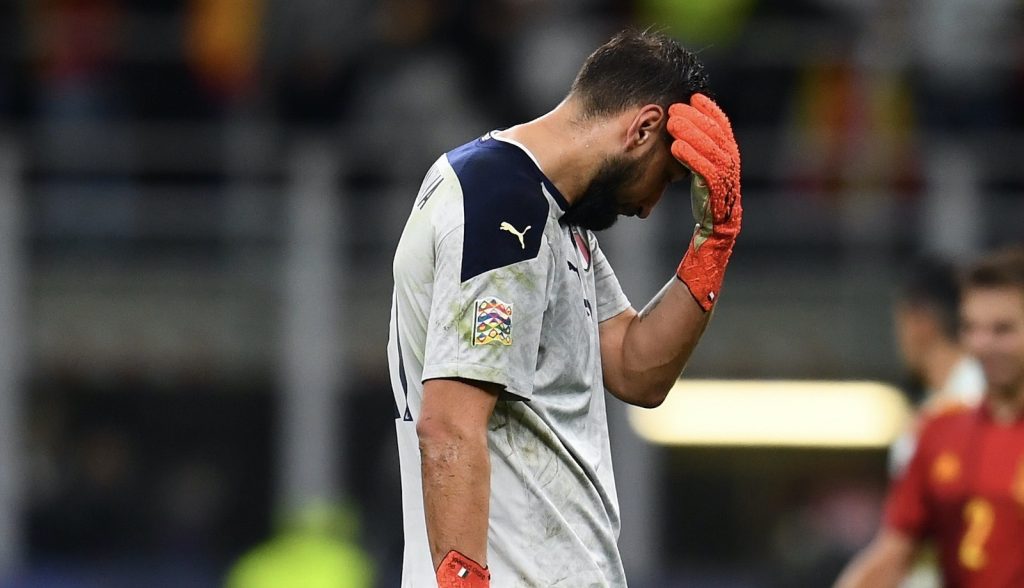 Gianluigi Donnarumma Italia-Spagna 1-2 Nations League
