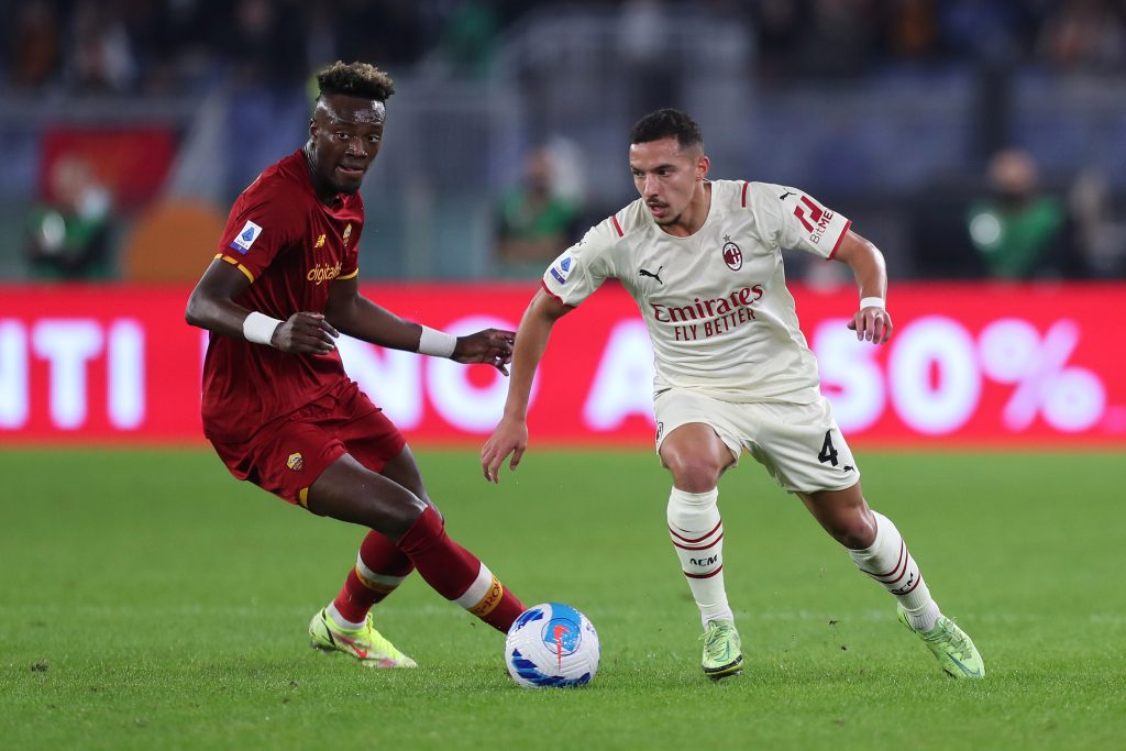 Abraham Bennacer Roma-Milan 1-2 Serie A 2021-2022