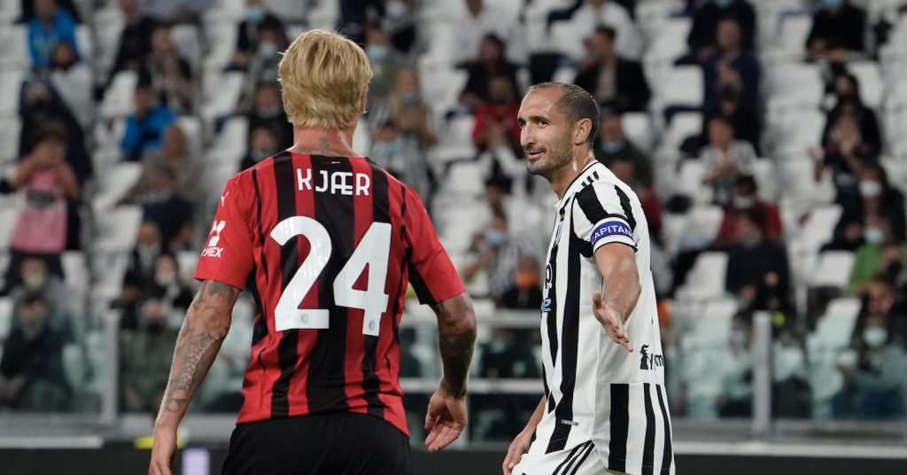 Juventus Milan Chiellini Kjaer