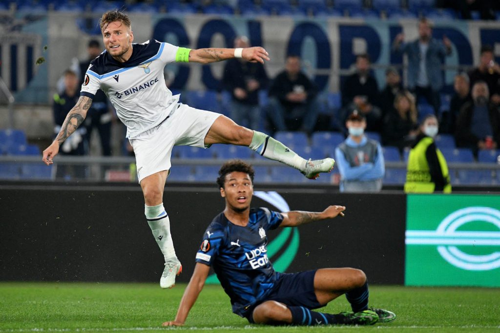 Immobile Lazio-Olympique Marsiglia Europa League 2021-2022
