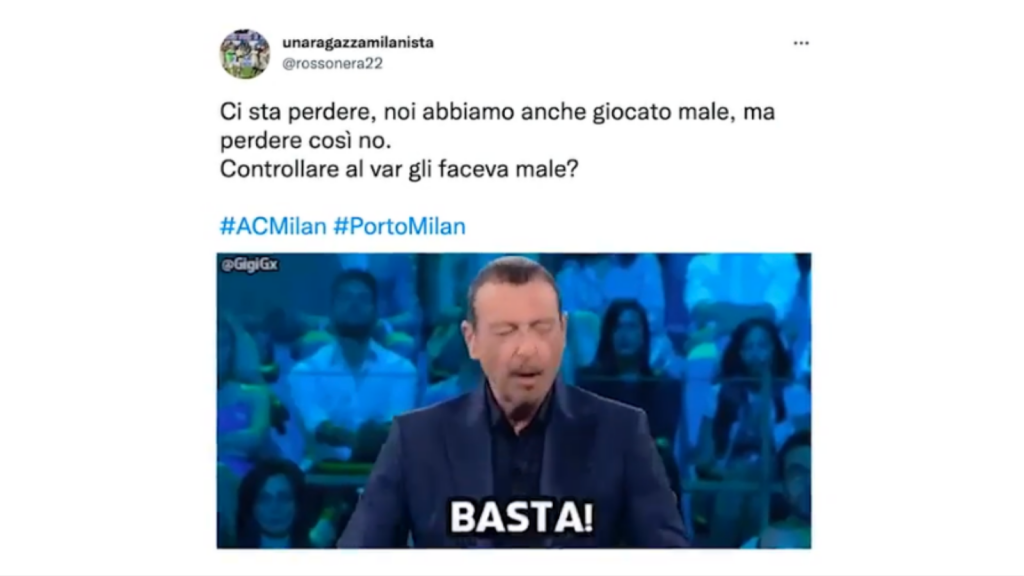 Porto Milan social
