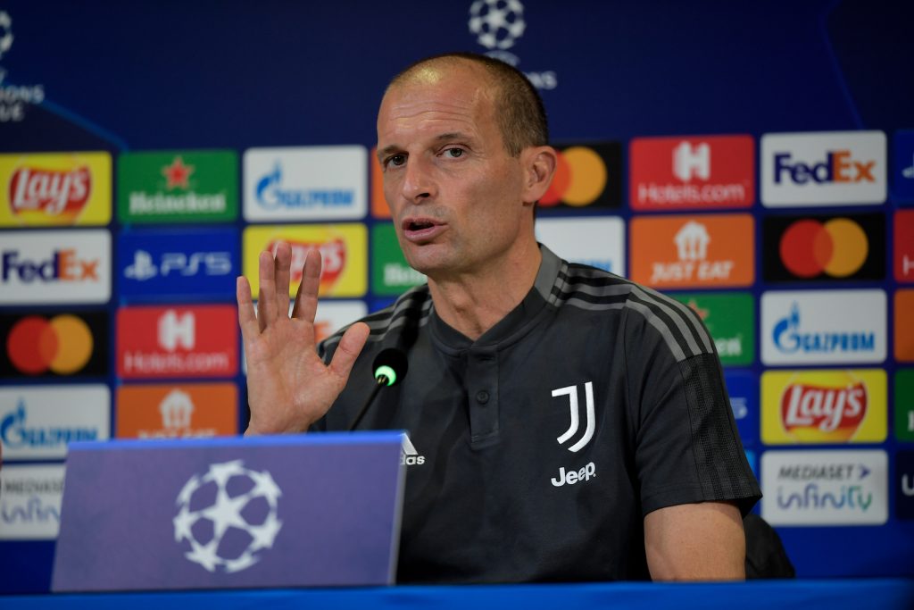 Massimiliano Allegri Juventus conferenza stampa Champions League